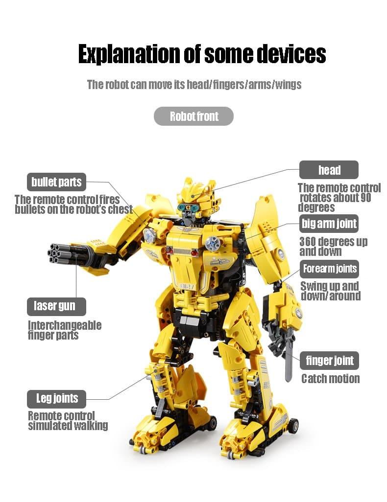 Double E - B127 Beebot Bumblebee Building Blocks Set - inshobby.com