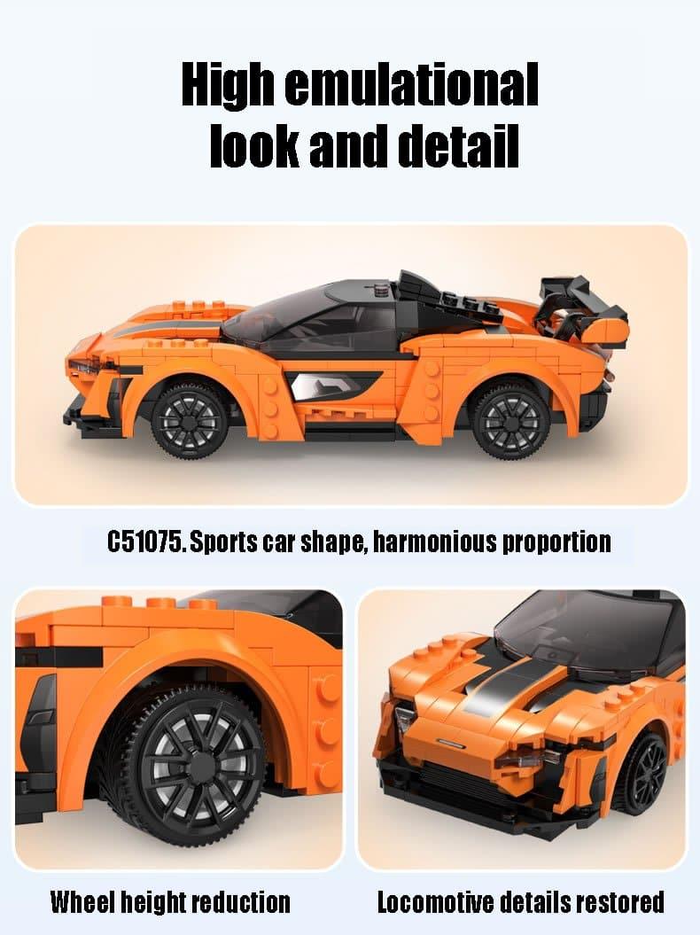 Double E - Blaze Car McLaren P1 Building Blocks Set - inshobby.com