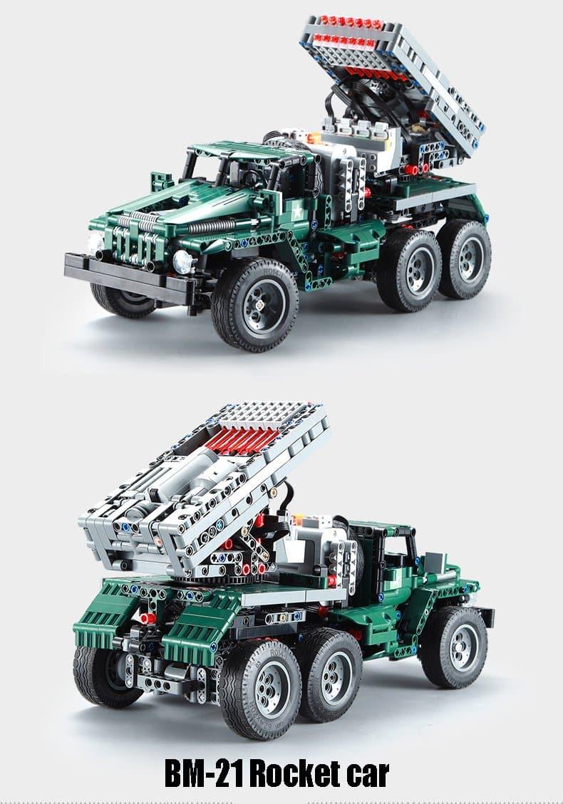 Double E - BM-21 Grad Rocket Launcher Building Blocks Set - inshobby.com