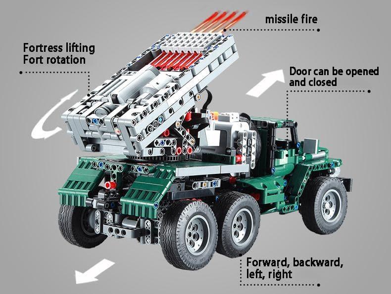 Double E - BM-21 Grad Rocket Launcher Building Blocks Set - inshobby.com