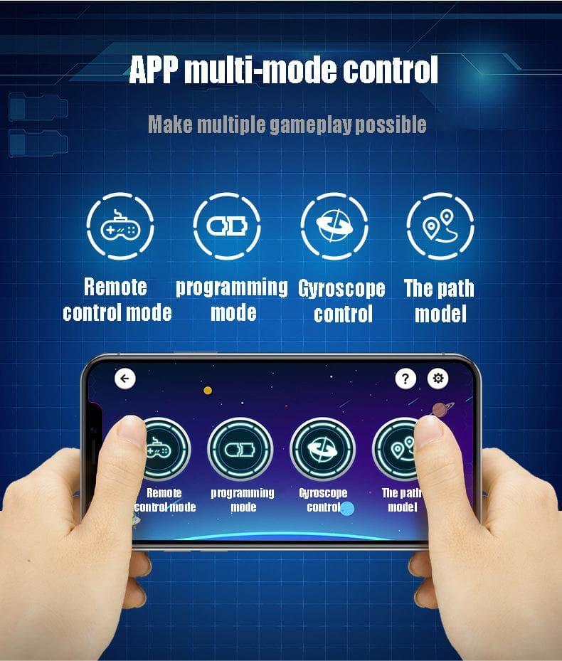 Double E - Bugatti Veyron Blue Race Car Building Blocks Set - inshobby.com