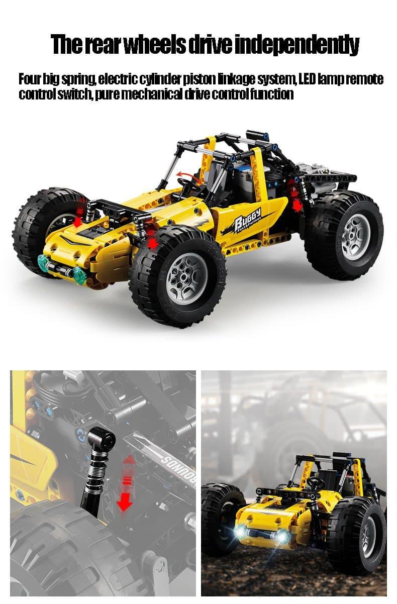 Double E - Buggy All-terrain Off-Road Vehicle Building Blocks Set - inshobby.com