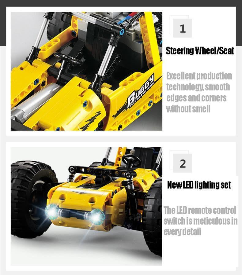 Double E - Buggy All-terrain Off-Road Vehicle Building Blocks Set - inshobby.com