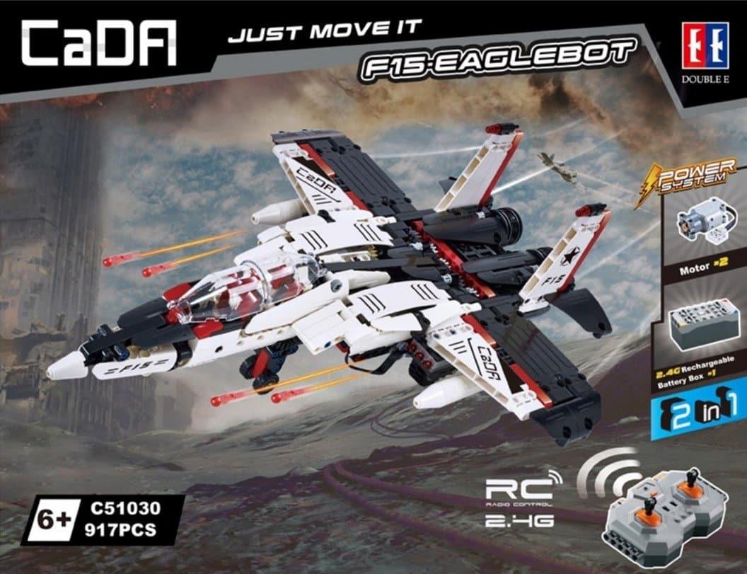 Double E - F15 Eaglebot Fighter Building Blocks Set - inshobby.com