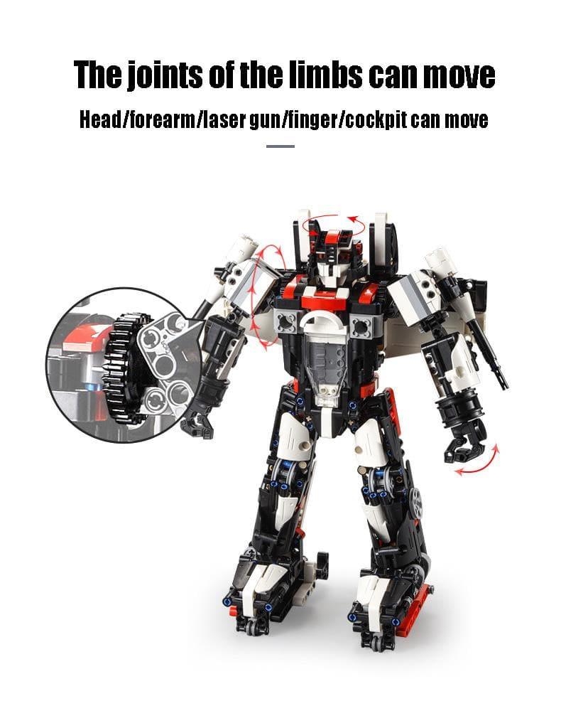 Double E - F15 Eaglebot Fighter Building Blocks Set - inshobby.com