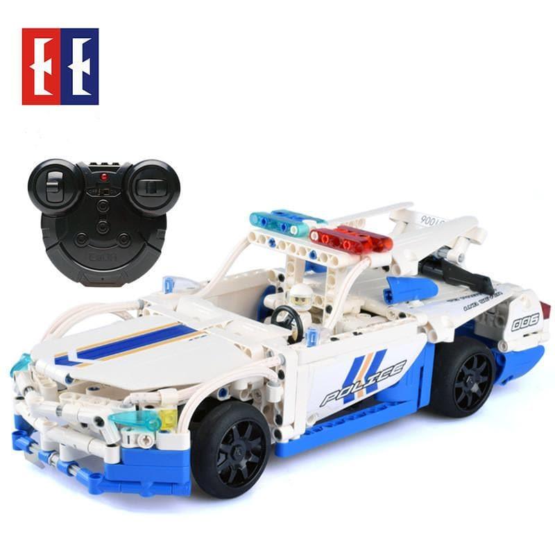 Double E - Ford Mustang GT Police Car Building Blocks Set