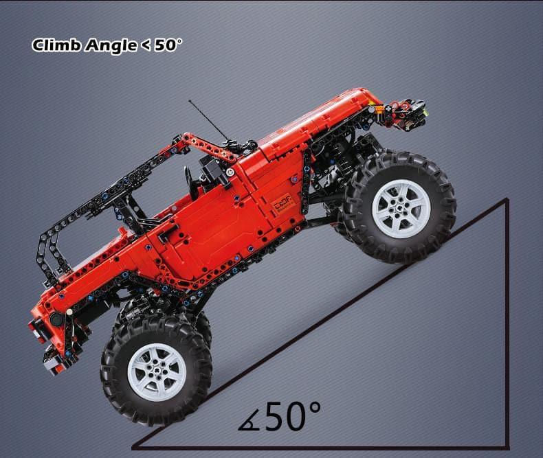 Double E - Jeep Wrangler Adventurer Off-Road Car Building Blocks Set