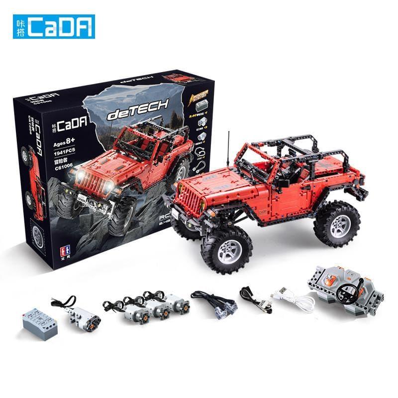 Double E - Jeep Wrangler Adventurer Off-Road Car Building Blocks Set - inshobby.com