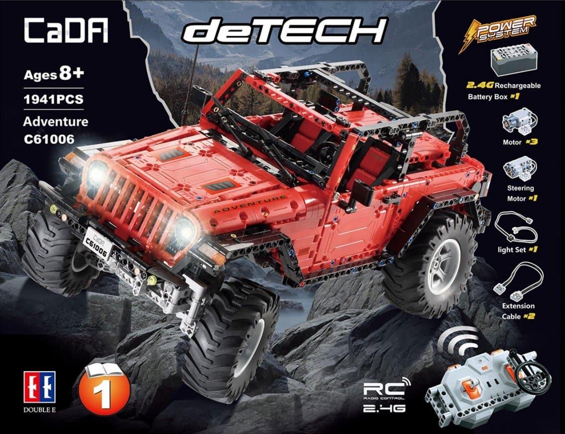 Double E - Jeep Wrangler Adventurer Off-Road Car Building Blocks Set - inshobby.com