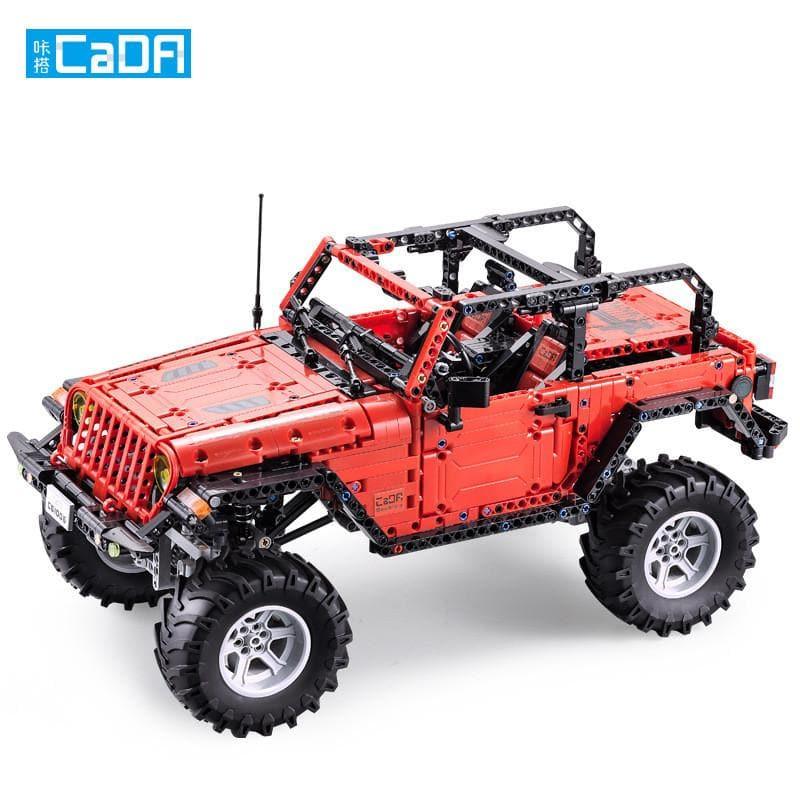 Double E - Jeep Wrangler Adventurer Off-Road Car Building Blocks Set - inshobby.com