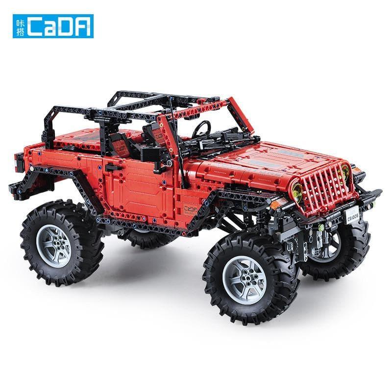 Double E - Jeep Wrangler Adventurer Off-Road Car Building Blocks Set - inshobby.com