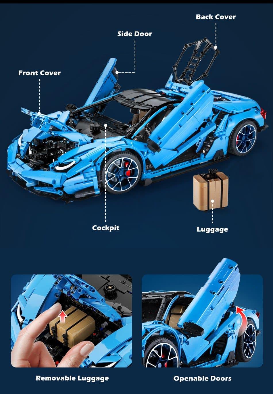 Double E - Lamborghini Centenario LP770-4 Building Blocks Set