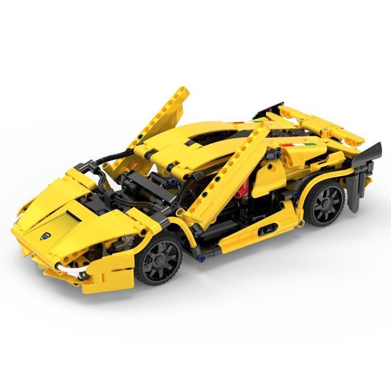 Double E - Lamborghini Huracan LP610 Lightning Sports Car Building Blocks Set