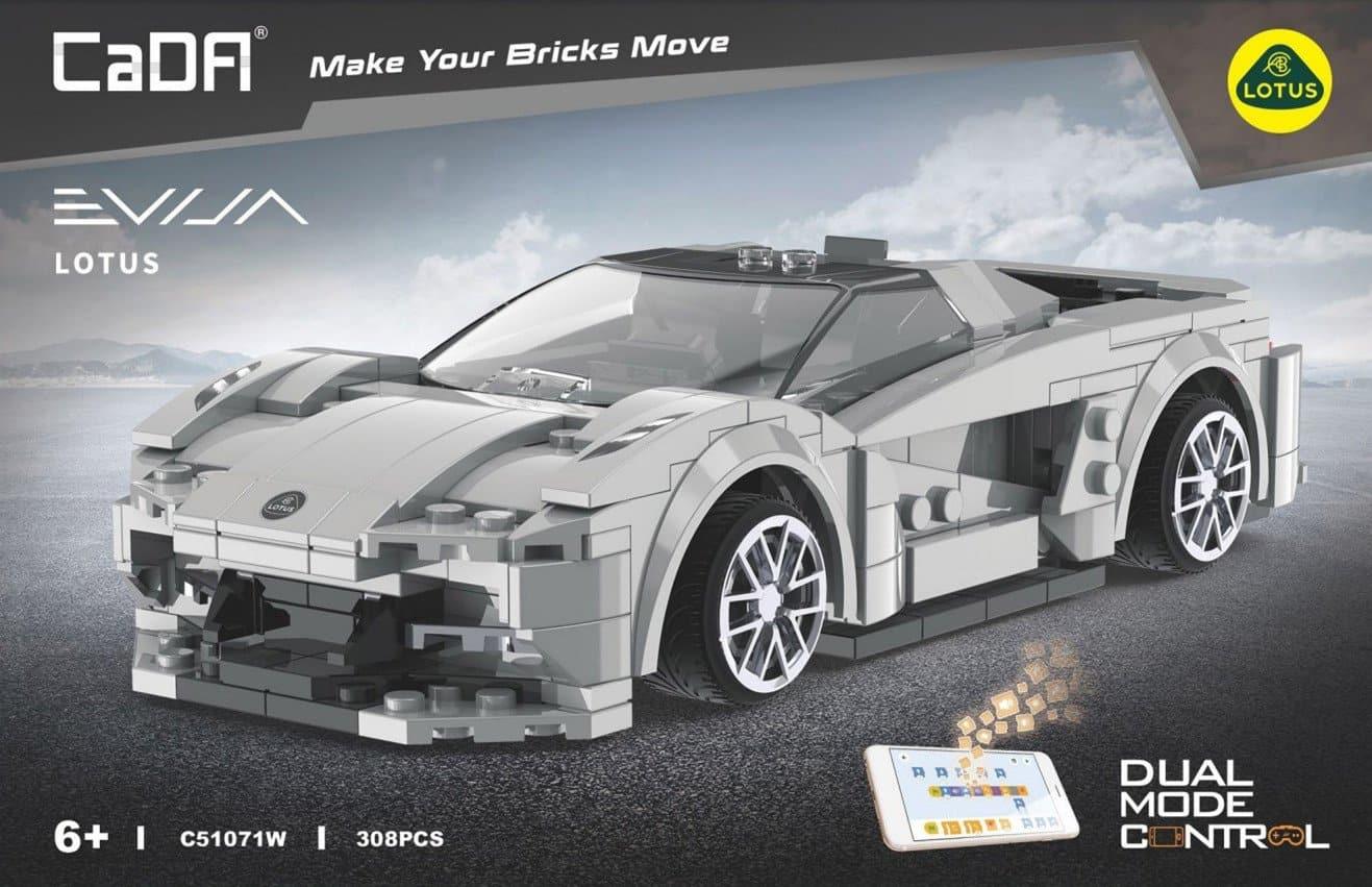 Double E - Lotus Evija Sports Car Building Blocks Set - inshobby.com