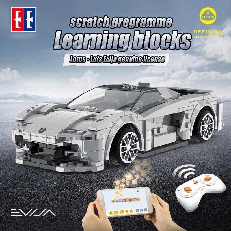 Double E - Lotus Evija Sports Car Building Blocks Set - inshobby.com