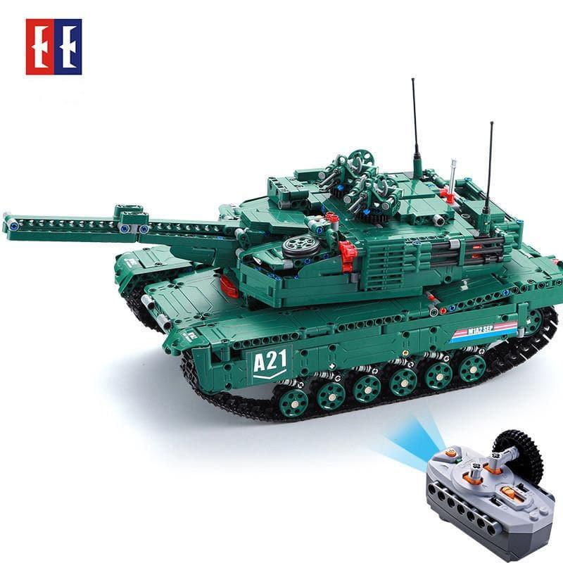 Double E - M1A2 Abrams Tank Building Blocks Set