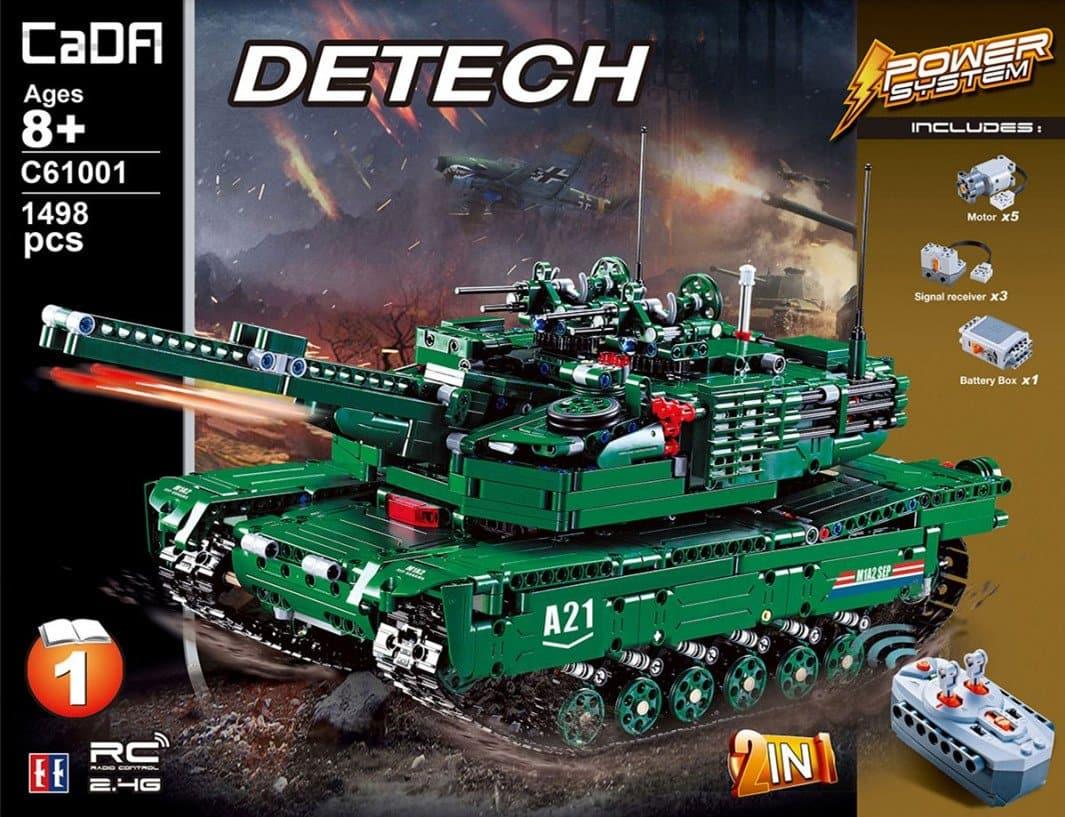 Double E - M1A2 Abrams Tank Building Blocks Set - inshobby.com