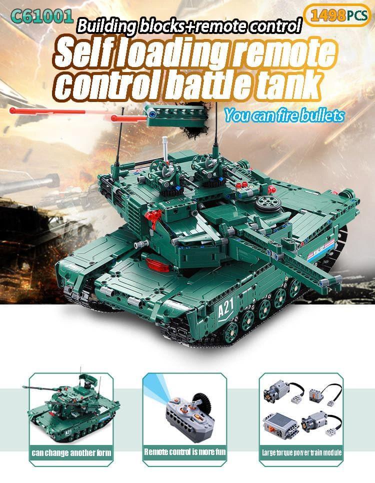 Double E - M1A2 Abrams Tank Building Blocks Set - inshobby.com
