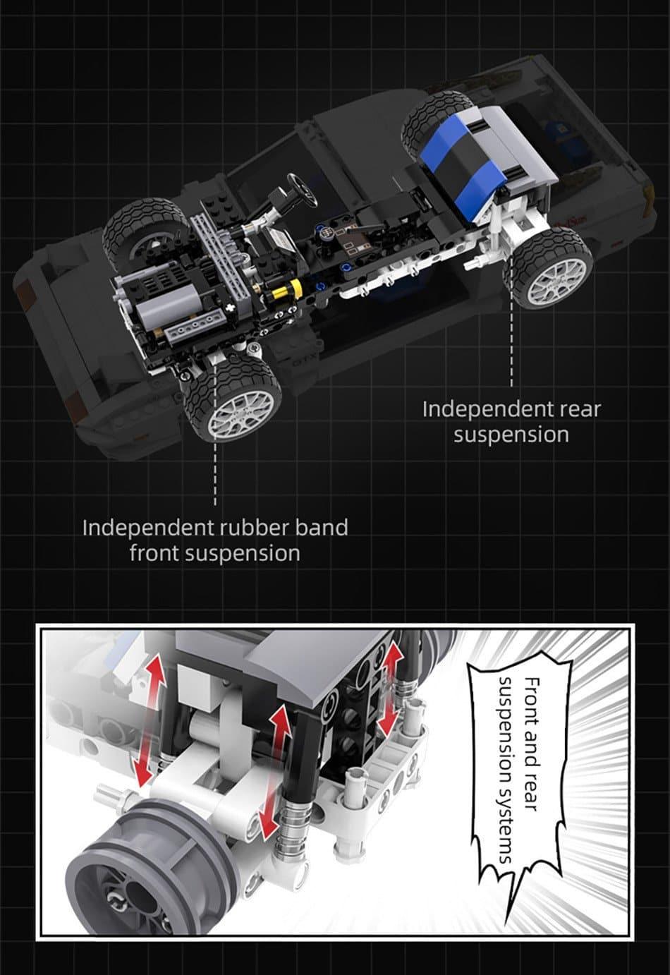 Double E - Mazda RX-7 Type-R FC3S Building Blocks Set