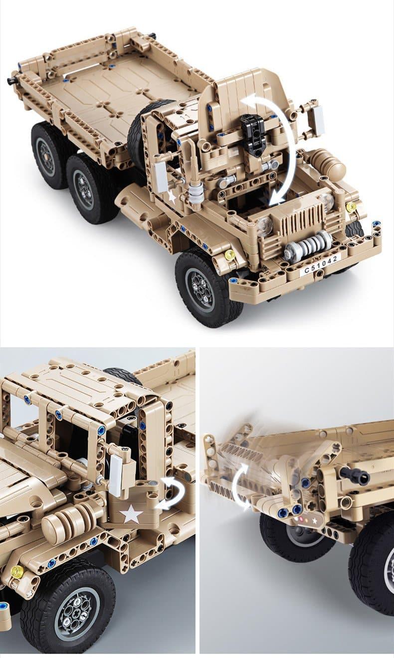 Double E - Military Trucks Vehicle Building Blocks Set - inshobby.com