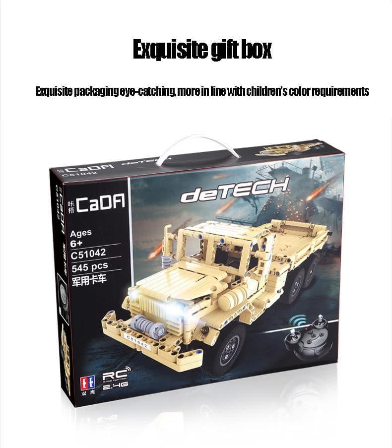 Double E - Military Trucks Vehicle Building Blocks Set - inshobby.com