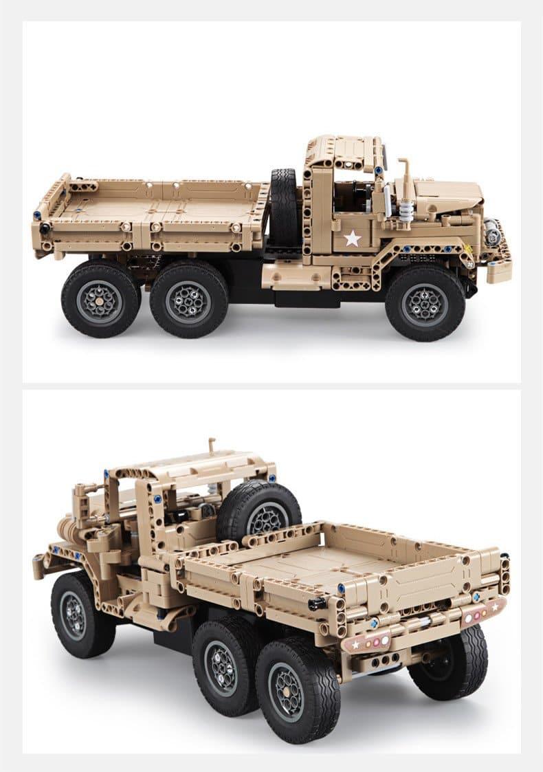Double E - Military Trucks Vehicle Building Blocks Set
