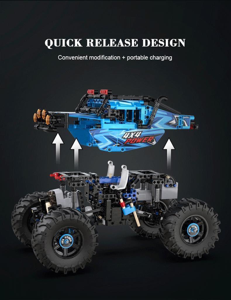 Double E - Monster Buggy Off-Roader Building Blocks Set