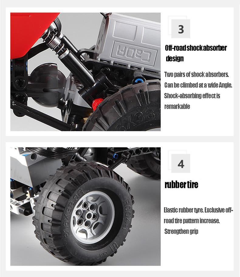 Double E - Off-Road Climbing Car Building Blocks Set - inshobby.com