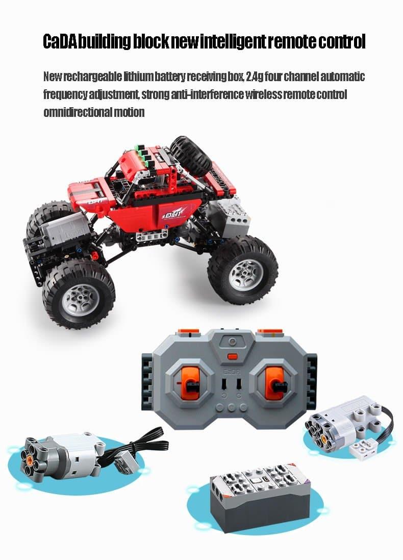 Double E - Off-Road Climbing Car Building Blocks Set - inshobby.com