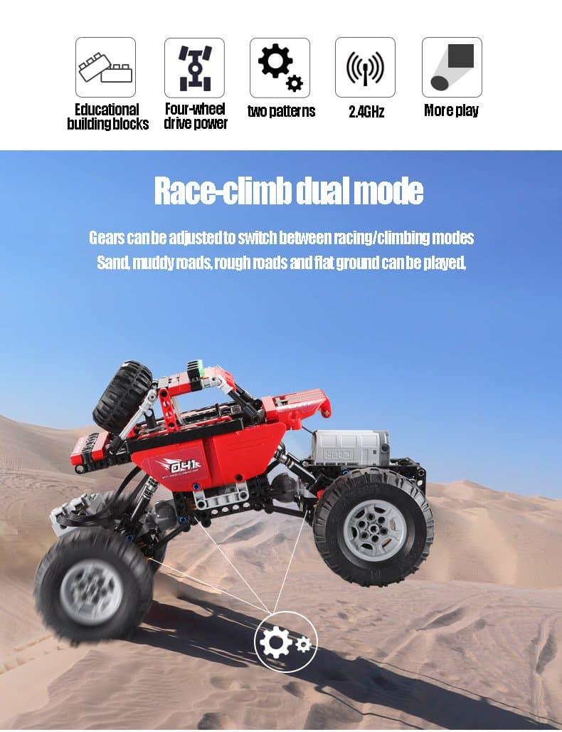 Double E - Off-Road Climbing Car Building Blocks Set - inshobby.com
