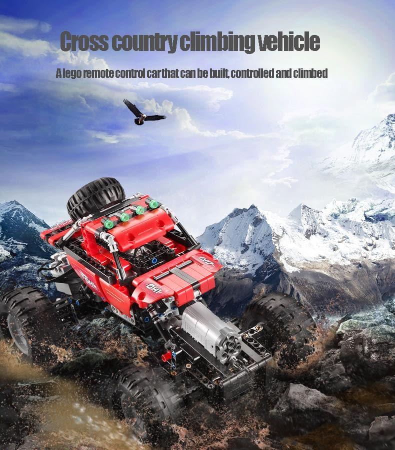 Double E - Off-Road Climbing Car Building Blocks Set - inshobby.com