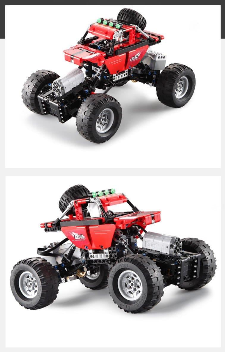 Double E - Off-Road Climbing Car Building Blocks Set - inshobby.com