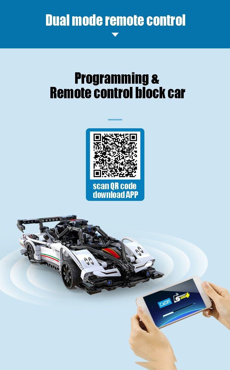 Double E - Pagani Zonda Z-Wind Building Blocks Set - inshobby.com