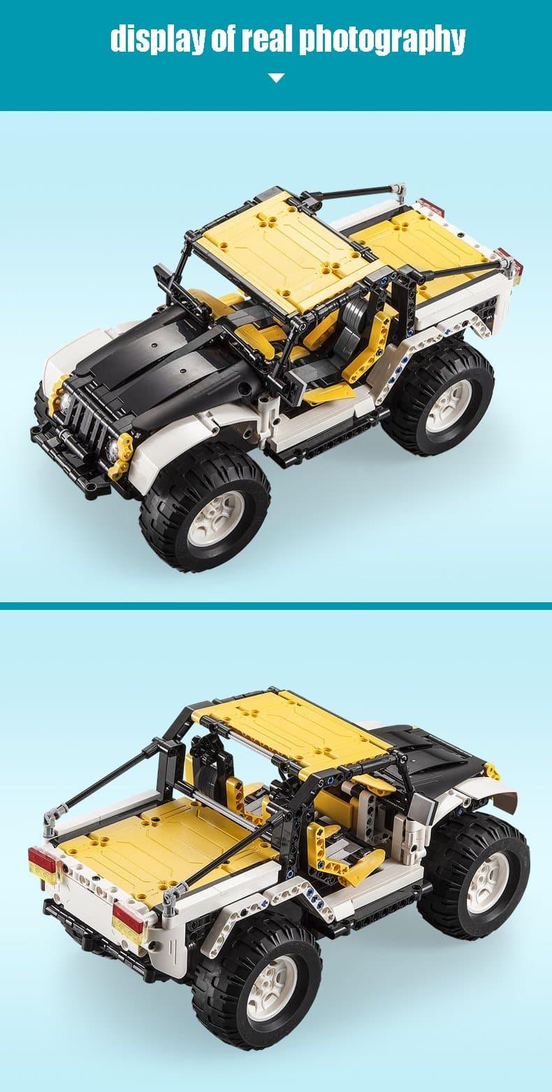 Double E - Pioneer Off-Road Car Building Blocks Set - inshobby.com