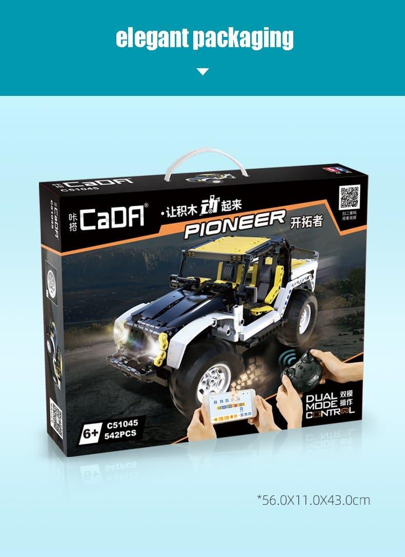 Double E - Pioneer Off-Road Car Building Blocks Set - inshobby.com
