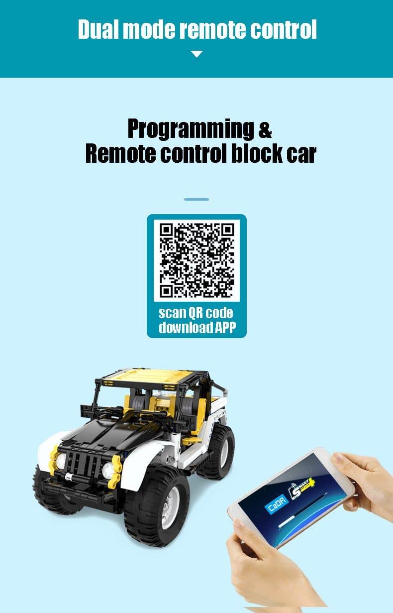 Double E - Pioneer Off-Road Car Building Blocks Set - inshobby.com