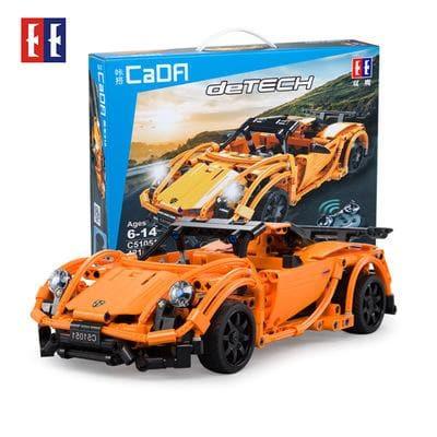Double E - Porsche 918 Racing Car Building Blocks Set - inshobby.com