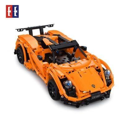 Double E - Porsche 918 Racing Car Building Blocks Set - inshobby.com