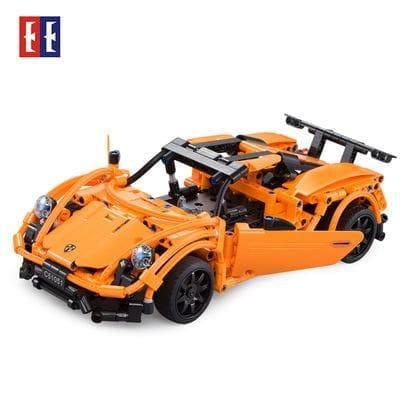 Double E - Porsche 918 Racing Car Building Blocks Set - inshobby.com