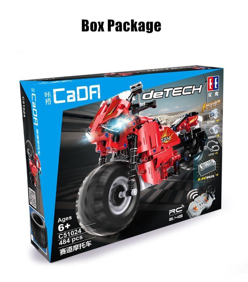 Double E - Race Track Motorcycle Building Blocks Set - inshobby.com