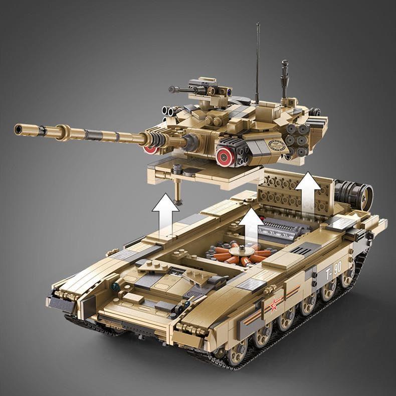 Double E - T-90 Tank Building Blocks Set - inshobby.com