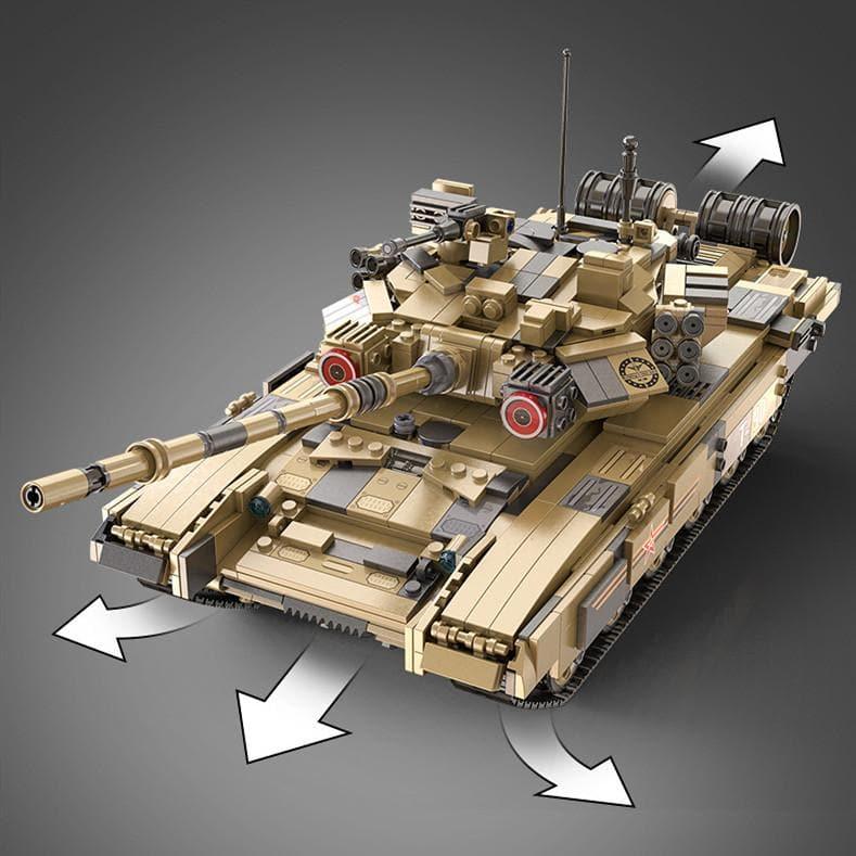 Double E - T-90 Tank Building Blocks Set - inshobby.com
