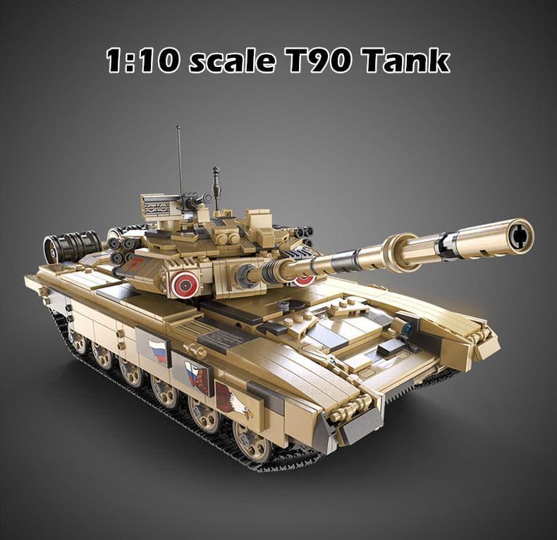 Double E - T-90 Tank Building Blocks Set - inshobby.com