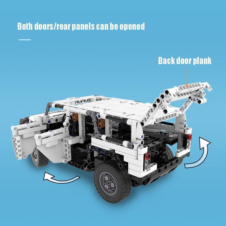 Double E - Warrior Hummer H2 Off-Road Car Building Blocks Set - inshobby.com