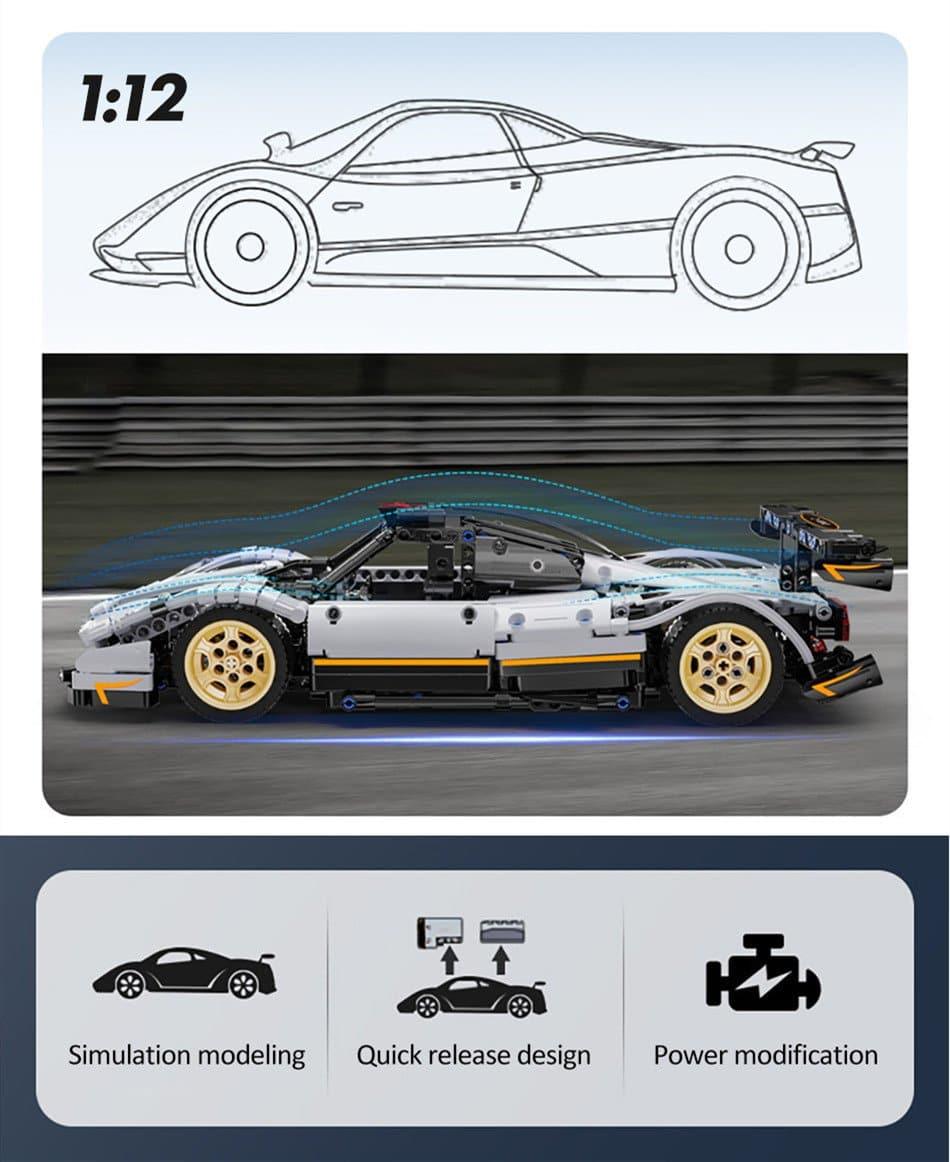 Z-Wind Pagani Zonda Building Blocks Set