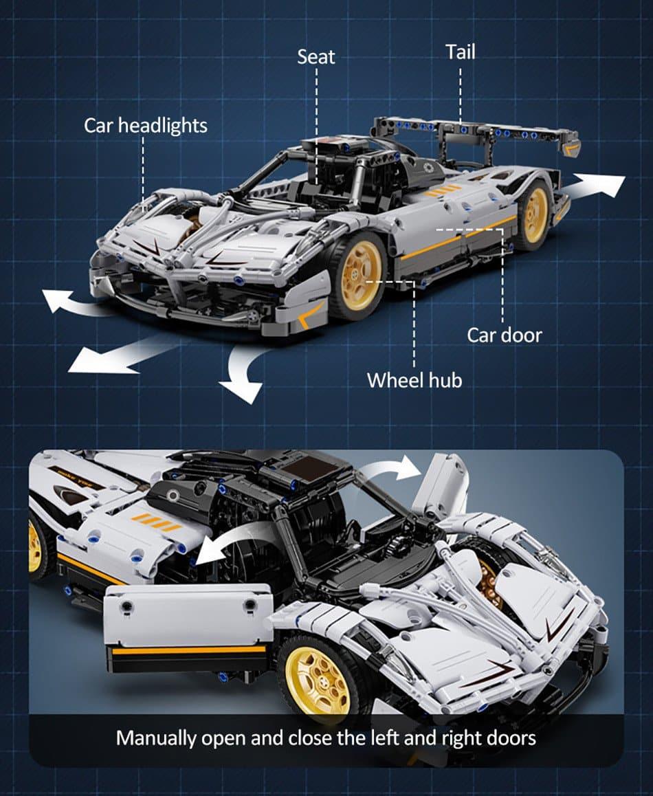 Z-Wind Pagani Zonda Building Blocks Set