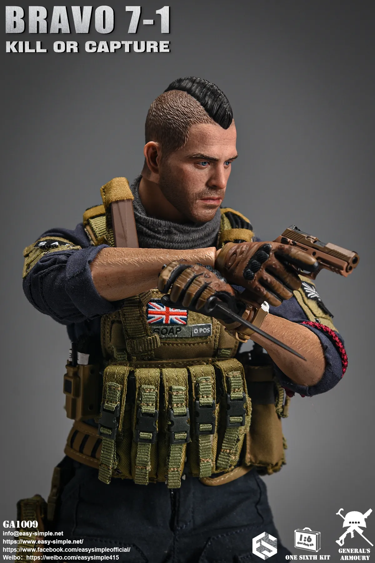 1:6 Bravo 7-1 Kill or Capture Action Figure 1:6 Bravo 7-1 Kill or Capture Action Figure
