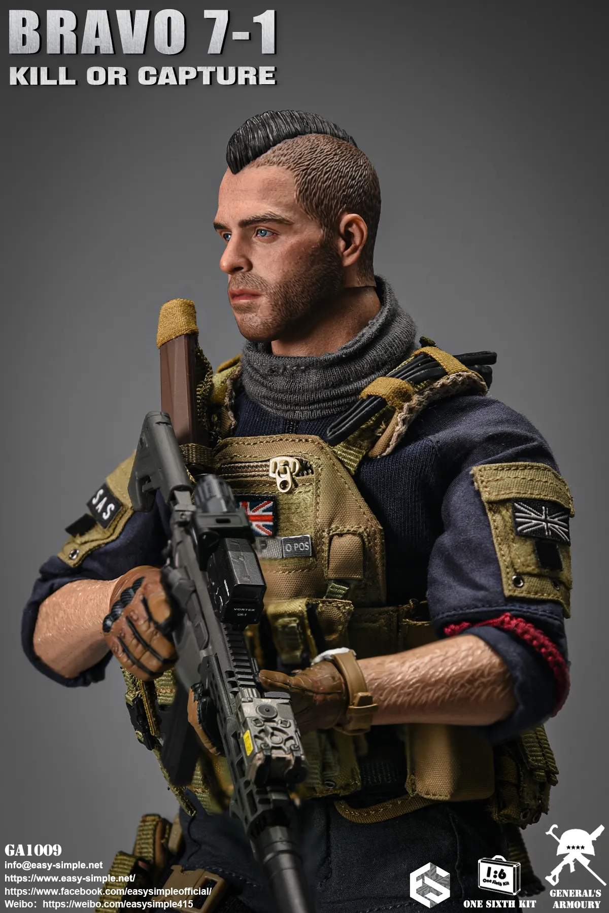 Easy & Simple - 1:6 Bravo 7-1 Kill or Capture Action Figure - inshobby.com