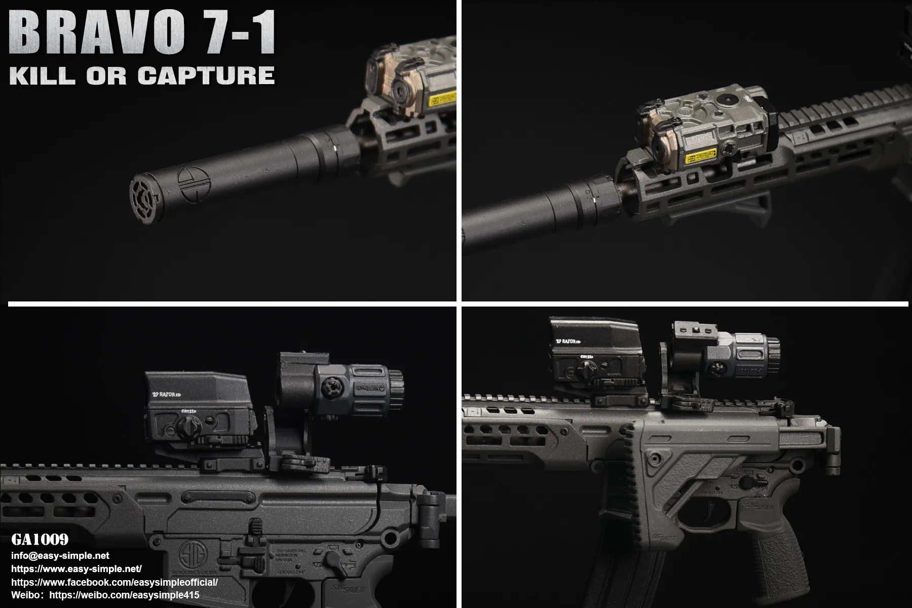 Easy & Simple - 1:6 Bravo 7-1 Kill or Capture Action Figure - inshobby.com