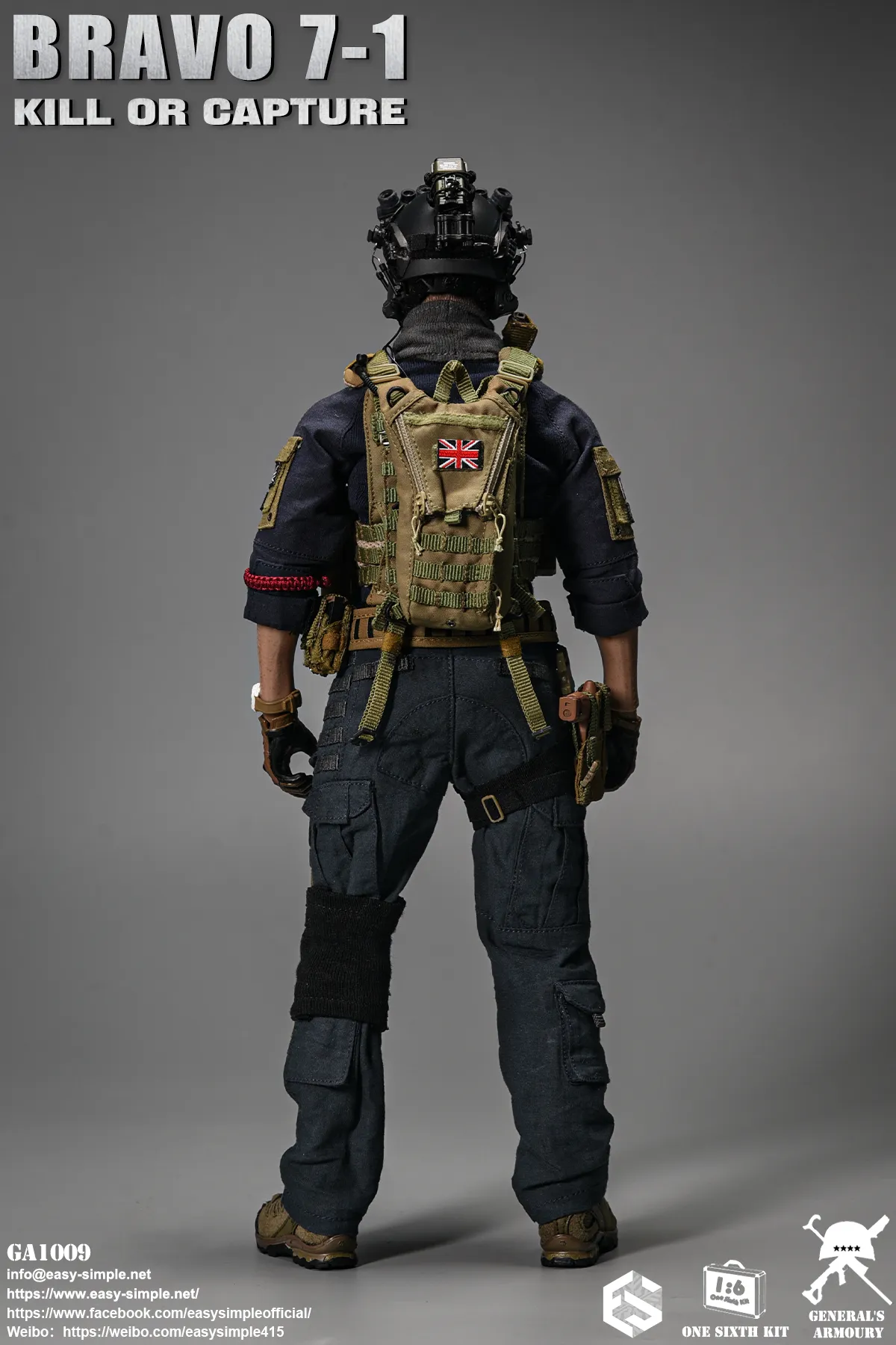 Easy & Simple - 1:6 Bravo 7-1 Kill or Capture Action Figure - inshobby.com